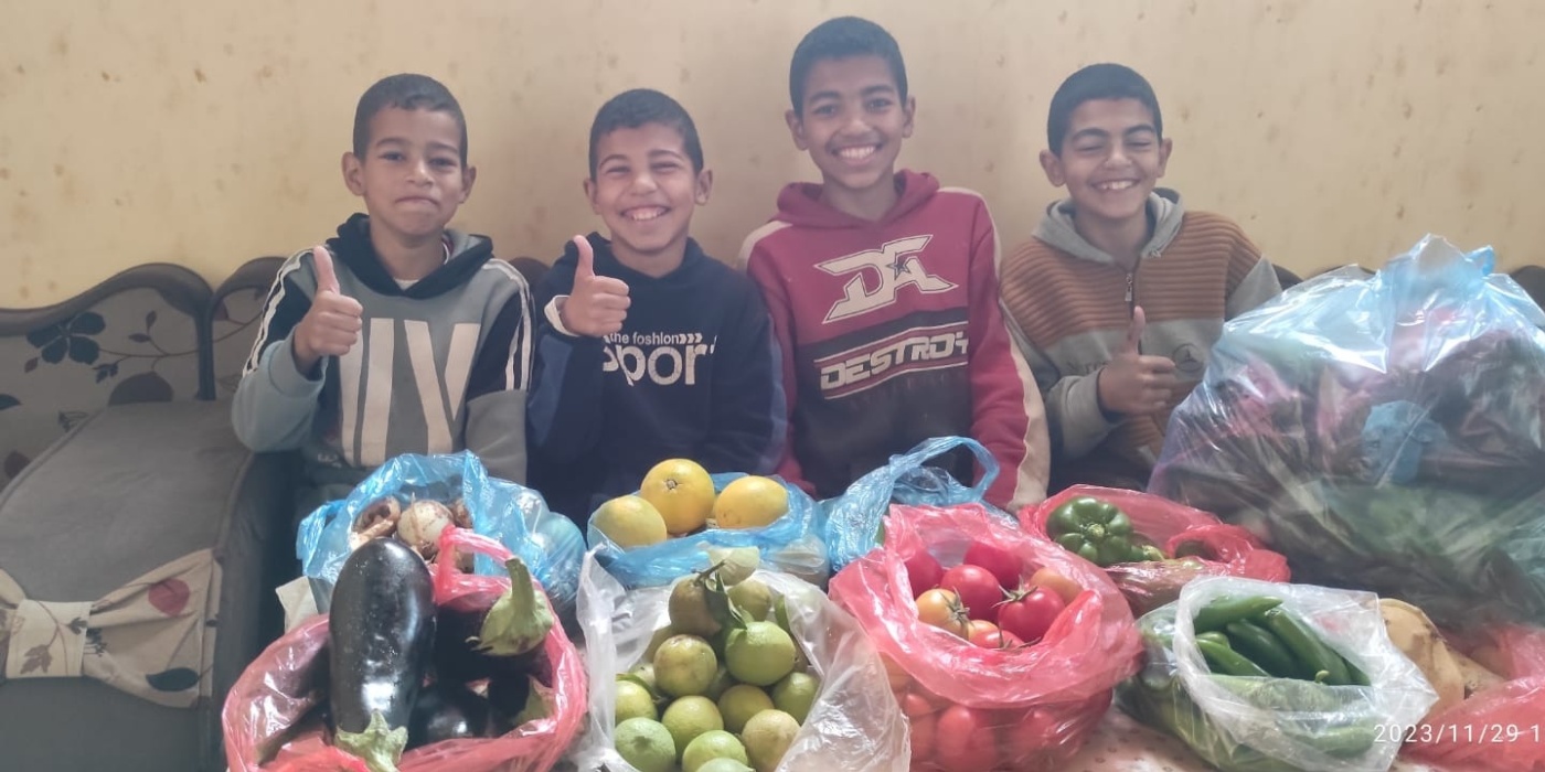Voedsel voor gezinnen in Gaza