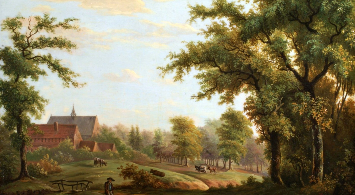 Het landschap voor de komst van de Kruisheren