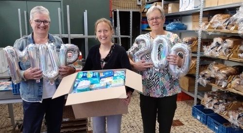 Uitgifte gratis menstruatieproducten