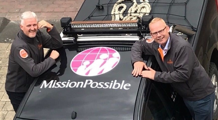 Mission Possible in actie tijdens autotocht naar Noordkaap