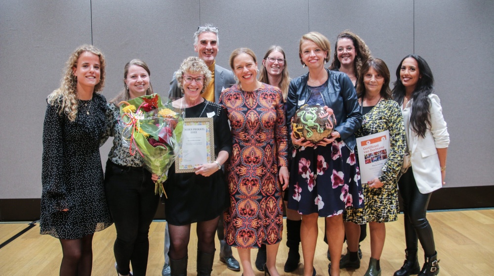 Winnaar Gouden Prokkel: De Geschillencommissie (met minister Carola Schouten)