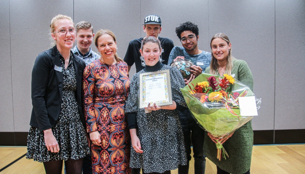 Winnaar Gouden Prokkel: De Cambier (met minister Carola Schouten)